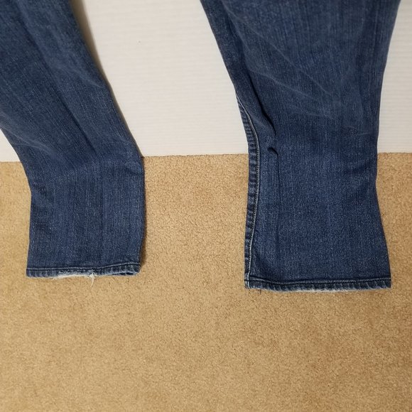 GAP jeans 1 Bootcut Stretch Medium Tint denim Y2K 2007 low rise waist boot cut - Picture 11 of 16